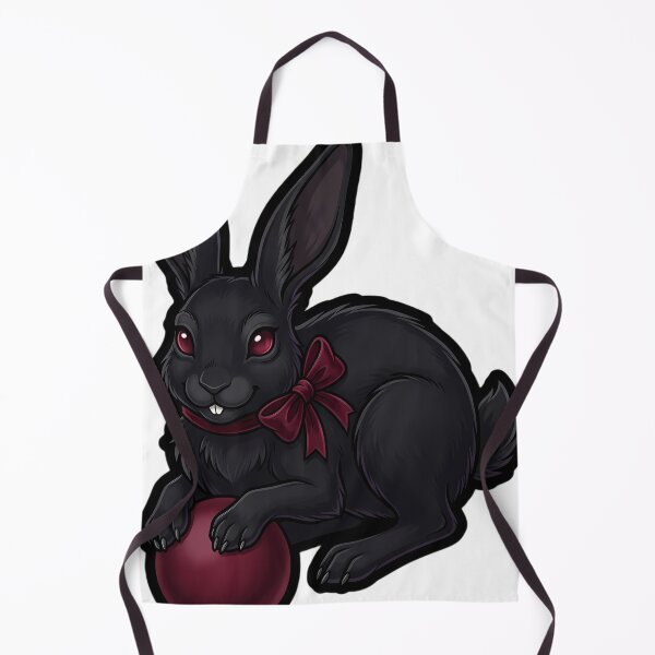 Item preview, Gothic Vampire Hare with Crimson Velvet Bow designed and sold by IllumeInk.