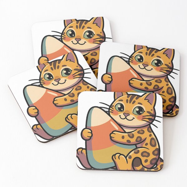Item preview, Vintage Sphynx Cat Hugging Retro Toadstool designed and sold by pumsquare.