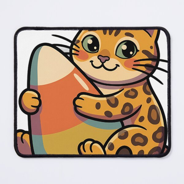 Item preview, Vintage Sphynx Cat Hugging Retro Toadstool designed and sold by pumsquare.