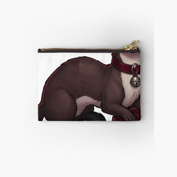 Item preview, Gothic Vampire Stoat with Silver Bell Collar designed and sold by IllumeInk.