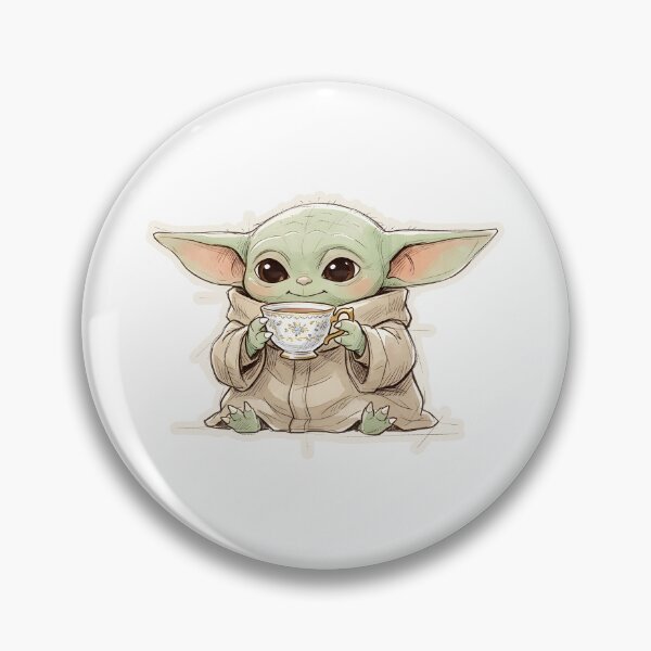 Item preview, BABY YODA VINTAGE TEACUP designed and sold by melyverso.
