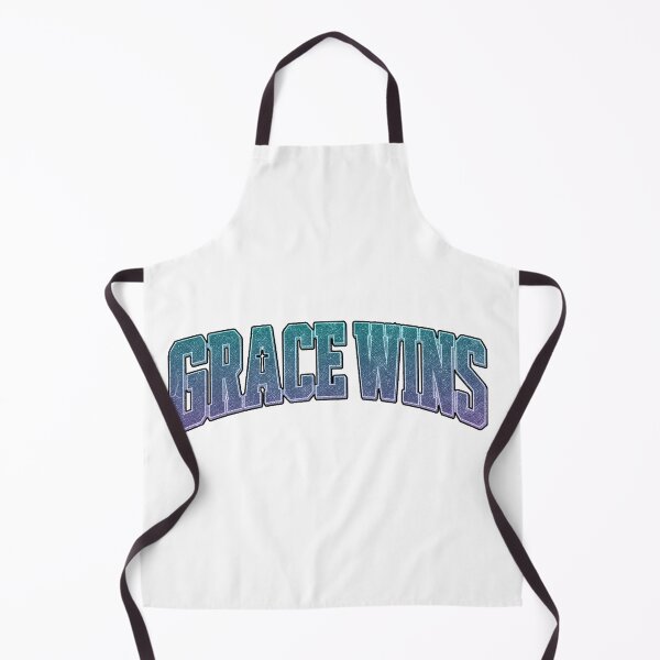 Item preview, Grace Wins Christian Typography T-Shirt – Bold Varsity Faith Design with Cross designed and sold by Gopal Verma.