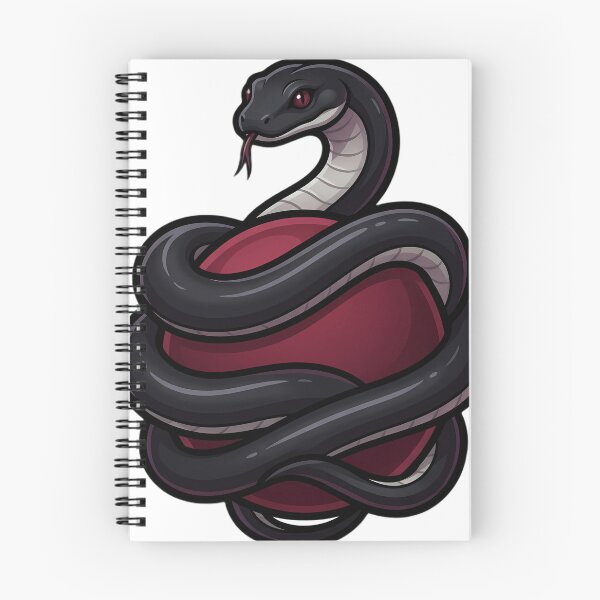 Item preview, Gothic Vampire Serpent Coiled on a Garnet Orb designed and sold by IllumeInk.