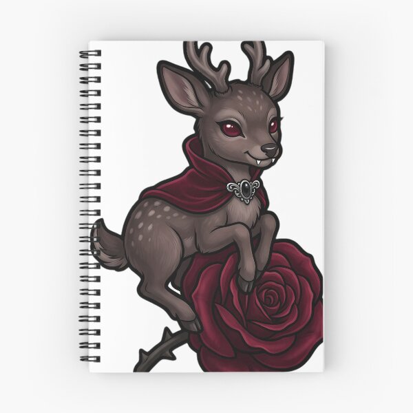 Item preview, Gothic Vampire Fawn with Velvet Antlers designed and sold by IllumeInk.