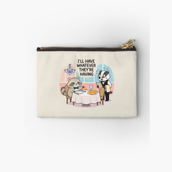 Item preview, I'll Have Whatever They're Having | Funny Raccoon Restaurant designed and sold by MrDev.
