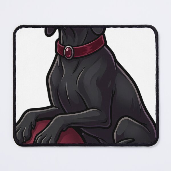 Item preview, Gothic Vampire Hound with Garnet Collar designed and sold by IllumeInk.
