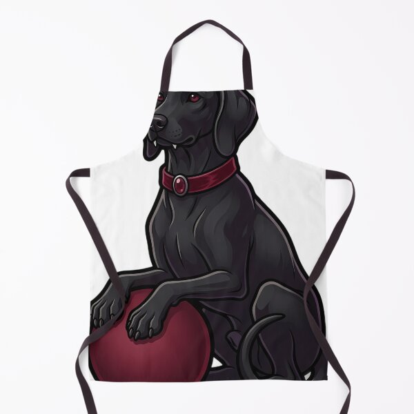 Item preview, Gothic Vampire Hound with Garnet Collar designed and sold by IllumeInk.