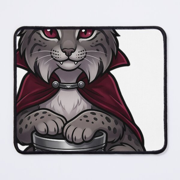 Item preview, Gothic Vampire Lynx with Tufted Ears designed and sold by IllumeInk.