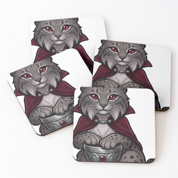 Item preview, Gothic Vampire Lynx with Tufted Ears designed and sold by IllumeInk.
