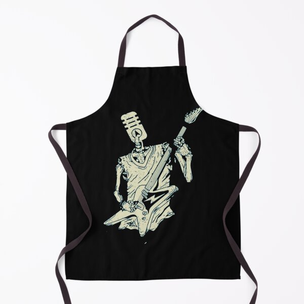 Item preview, Dark Fantasy Skeleton Musician Electric Guitar Drawing designed and sold by MarioGerbe.