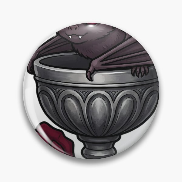 Item preview, Gothic Carmilla Chalice with a Resting Bat designed and sold by IllumeInk.