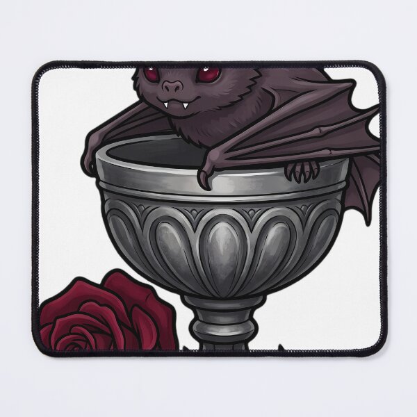 Item preview, Gothic Carmilla Chalice with a Resting Bat designed and sold by IllumeInk.