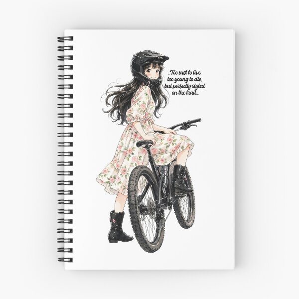 Item preview, "Dirt, speed, and absolute beauty" – a design for girls who love downhill MTB. #4 designed and sold by UrbanTRIP.