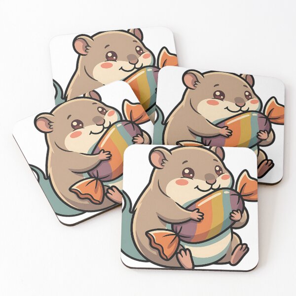 Item preview, Vintage Vole Hugging Retro Wrapped Candy designed and sold by pumsquare.