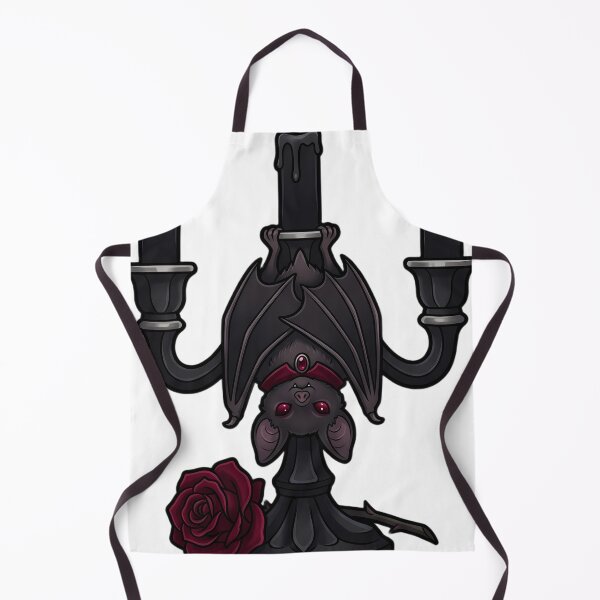 Item preview, Gothic Black Candelabra with a Hanging Bat designed and sold by IllumeInk.