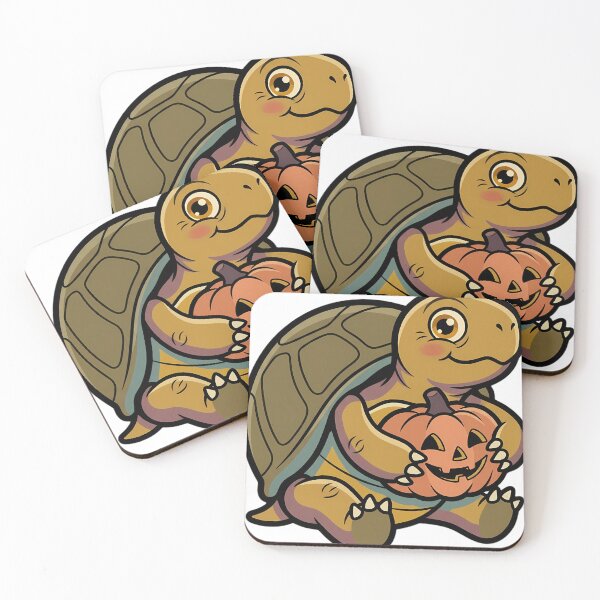 Item preview, Vintage Box Turtle Hugging Retro Jack-o'-Lantern designed and sold by pumsquare.