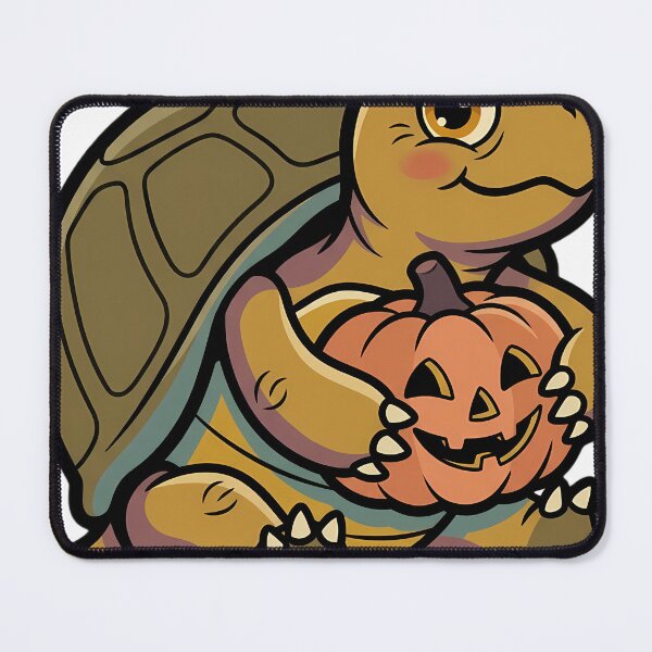 Item preview, Vintage Box Turtle Hugging Retro Jack-o'-Lantern designed and sold by pumsquare.