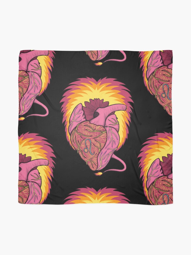 Alternate view of Leo Heart Scarf