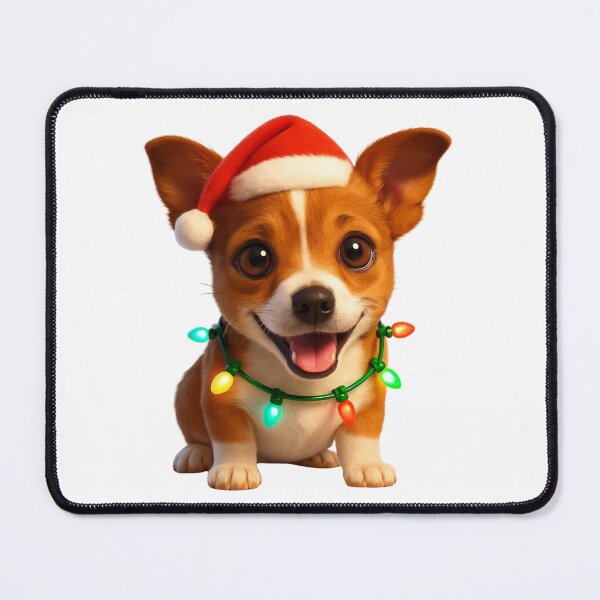 Item preview, Mountain Feist Dog Christmas Sparkle designed and sold by Sillytoe.