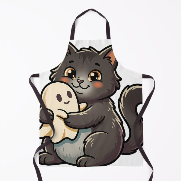Item preview, Vintage Black Smoke Cat and Friendly Ghost designed and sold by pumsquare.