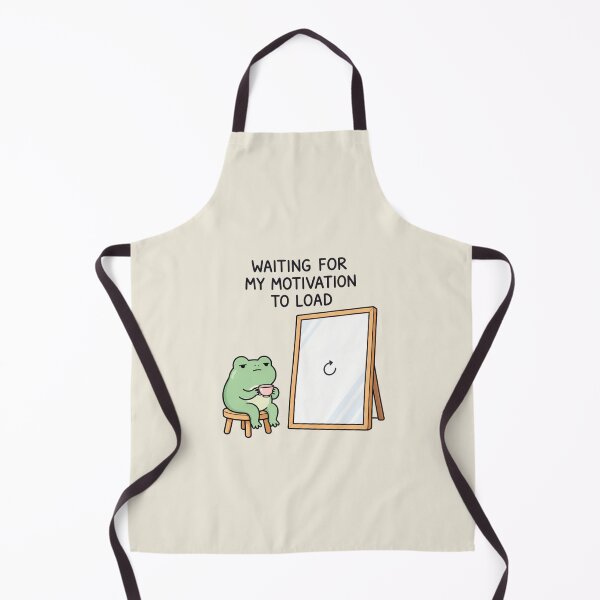 Item preview, Waiting for My Motivation to Load | Funny Frog Humor designed and sold by MrDev.