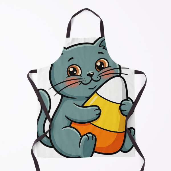 Item preview, Vintage Chartreux Kitten and Retro Candy Corn designed and sold by pumsquare.