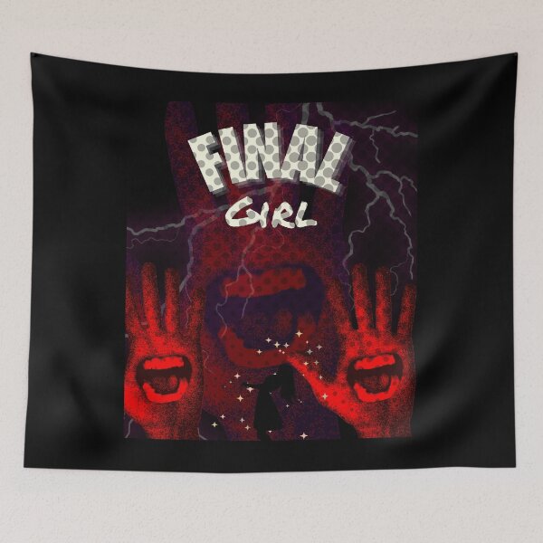 Item preview, The Final Girl 90s Vintage Bootleg Horror Movie Aesthetic designed and sold by Mircea786.