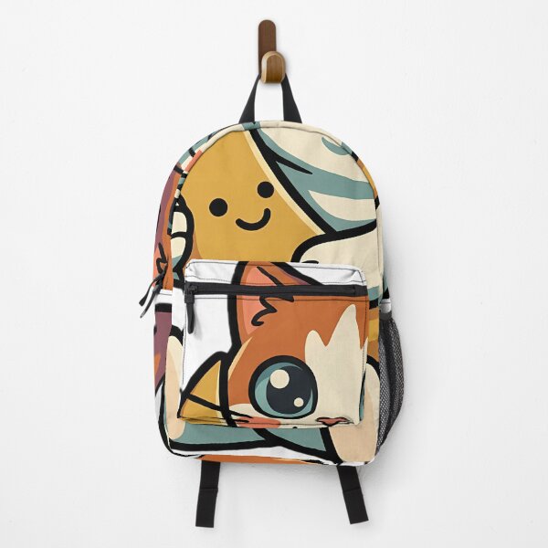 Item preview, Vintage Turkish Van Cat and Retro Smiling Moon designed and sold by pumsquare.