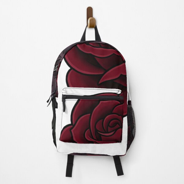 Item preview, Gothic Crimson Rose with a Roosting Bat designed and sold by IllumeInk.