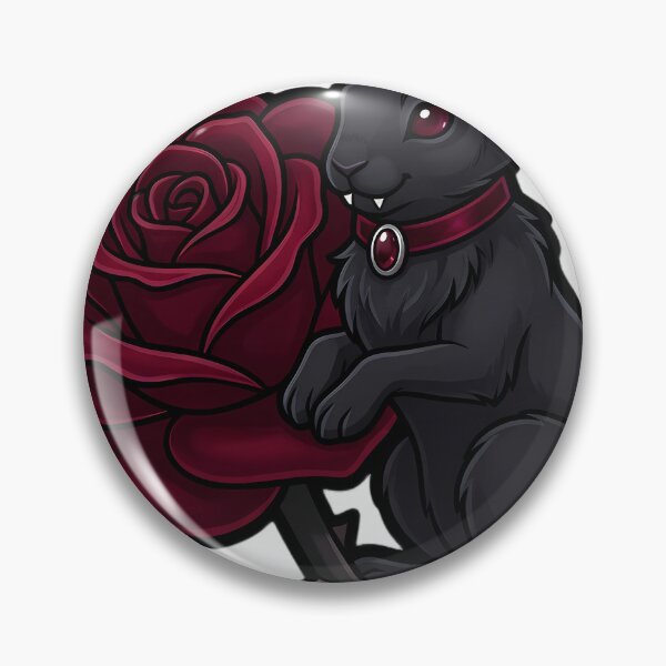 Item preview, Gothic Crimson Rose and Black Hare designed and sold by IllumeInk.