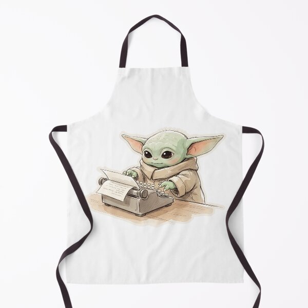 Item preview, BABY YODA TYPEWRITER designed and sold by melyverso.