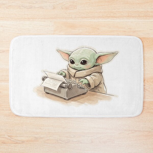 Item preview, BABY YODA TYPEWRITER designed and sold by melyverso.