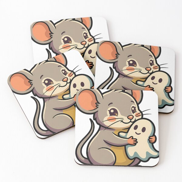 Item preview, Vintage Field Mouse and Friendly Ghost designed and sold by pumsquare.