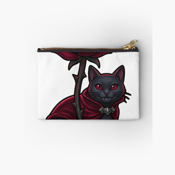 Item preview, Gothic Crimson Rose and Vampire Cat designed and sold by IllumeInk.