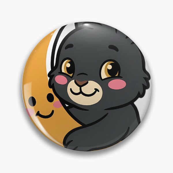 Item preview, Vintage Black Hare and Retro Smiling Moon designed and sold by pumsquare.