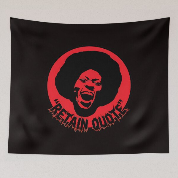 Item preview, Intense Afro Silhouette In Red Circle  designed and sold by LookaaL.