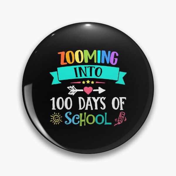 Item preview, Zooming Into 100 Days Of School Teacher Student Art designed and sold by akisaredo.