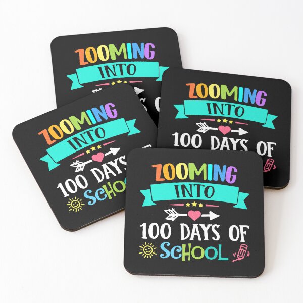 Item preview, Zooming Into 100 Days Of School Teacher Student Art designed and sold by akisaredo.