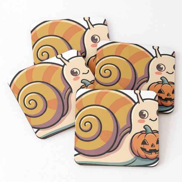 Item preview, Vintage Garden Snail and Small Jack-o'-Lantern designed and sold by pumsquare.