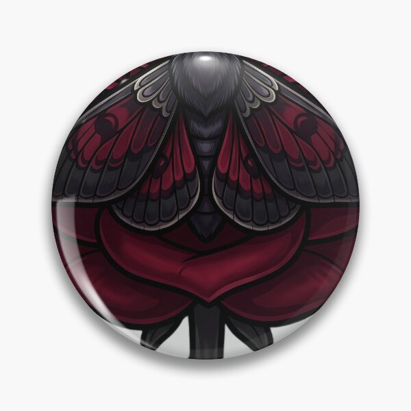 Item preview, Gothic Crimson Rose with a Resting Moth designed and sold by IllumeInk.