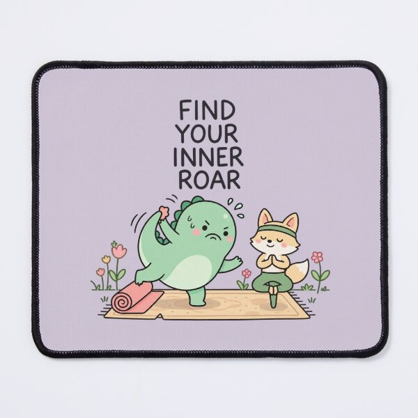 Item preview, Find Your Inner Roar | Cute Fitness Motivation & Yoga designed and sold by MrDev.