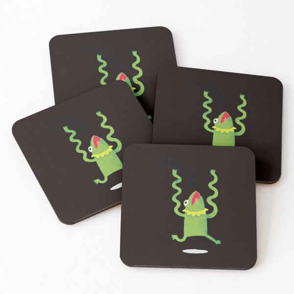 Item preview, Exaggerated Screaming Frog Jumps Funny Water Color designed and sold by RawSauropsid.