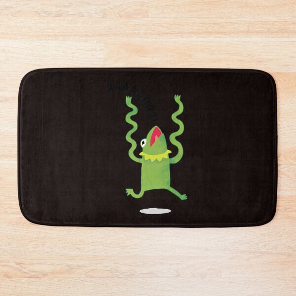Item preview, Exaggerated Screaming Frog Jumps Funny Water Color designed and sold by RawSauropsid.