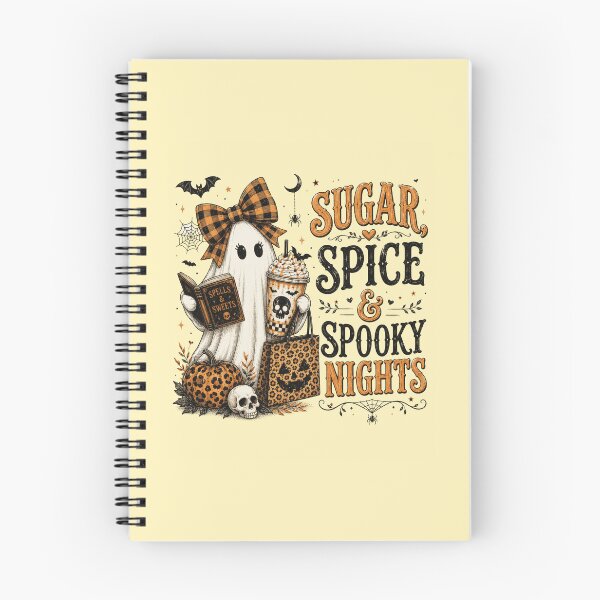 Item preview, Sugar Spice And Spooky Halloween Night Graphic Design designed and sold by PrintSpire Studios.