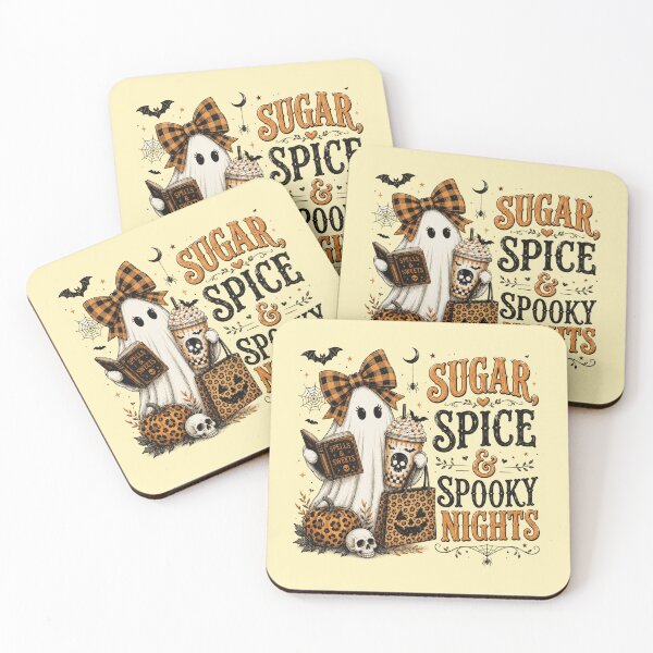 Item preview, Sugar Spice And Spooky Halloween Night Graphic Design designed and sold by PrintSpire Studios.