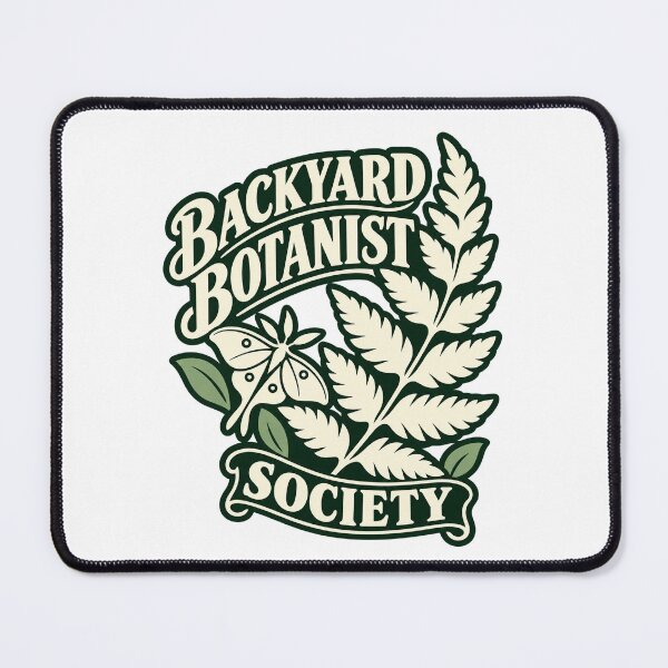 Item preview, Backyard Botanist Society Fern and Moth Field Club designed and sold by FRONTIERTEE.