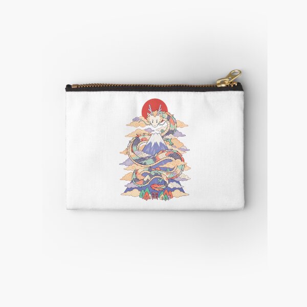 Item preview, Japanese Dragon & Mount Fuji | Traditional Japanese Mythology Art designed and sold by MrDev.
