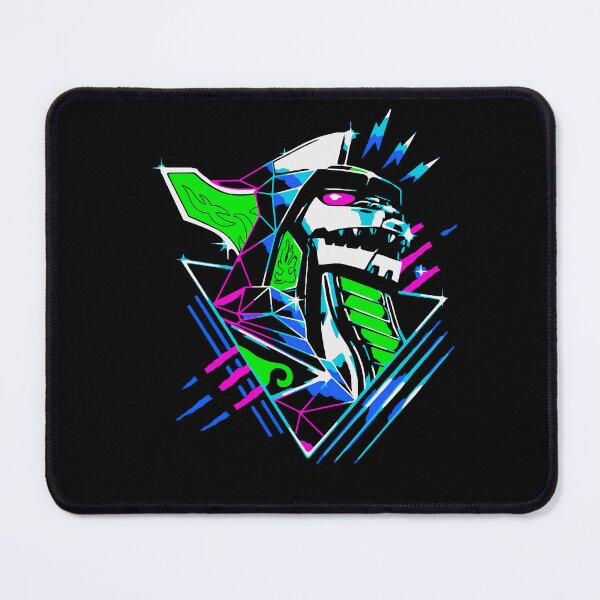 Item preview, Cyberpunk Wolf Head Neon Gaming Art designed and sold by akisaredo.