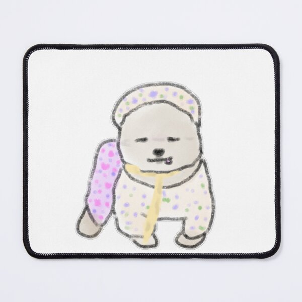 Item preview, Sleepy Puppy In Polka Dot Pajamas designed and sold by raun.draw.