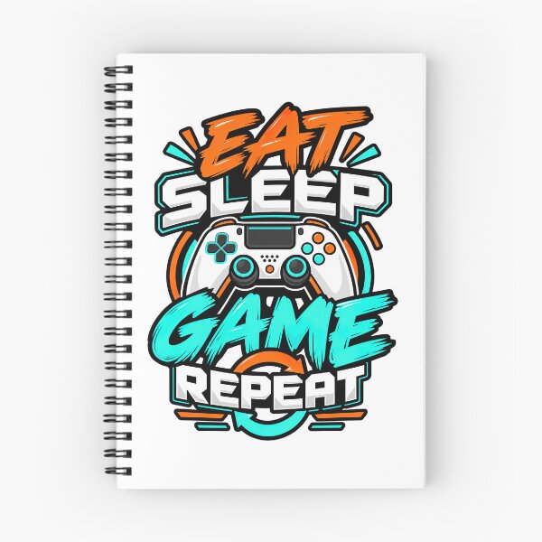 Item preview, Eat Sleep Game Repeat Gaming T-Shirt | Gamer Life Controller Design designed and sold by graphic-genie.